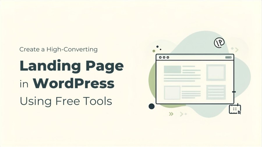 Geometric Article Header for Landing Pages